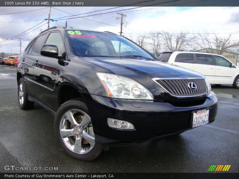 Black Onyx / Ivory 2005 Lexus RX 330 AWD