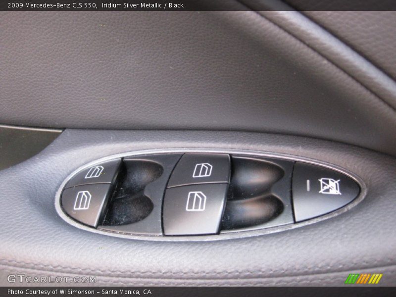 Iridium Silver Metallic / Black 2009 Mercedes-Benz CLS 550