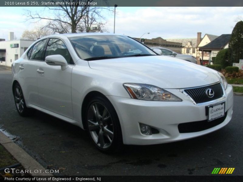Starfire White Pearl / Ecru Beige 2010 Lexus IS 250