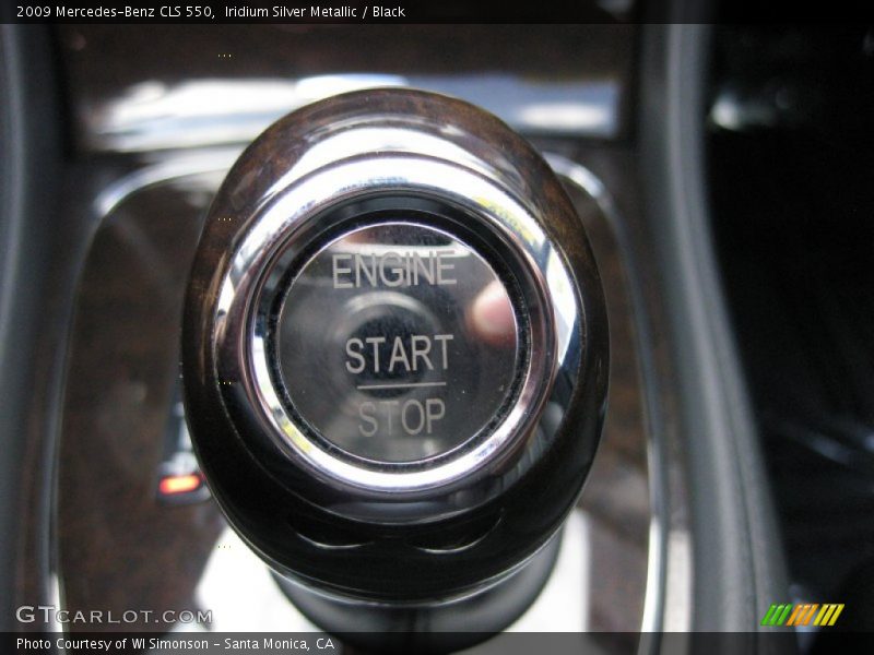 Iridium Silver Metallic / Black 2009 Mercedes-Benz CLS 550