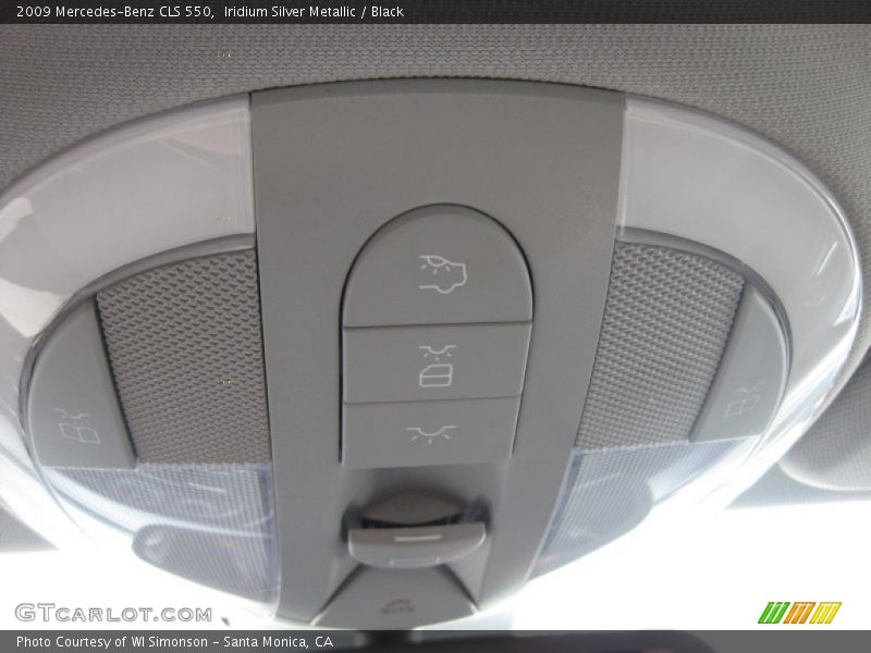 Iridium Silver Metallic / Black 2009 Mercedes-Benz CLS 550