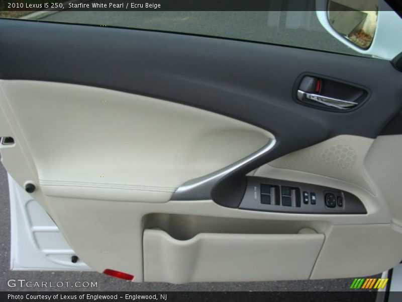 Starfire White Pearl / Ecru Beige 2010 Lexus IS 250