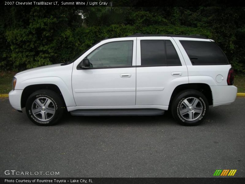 Summit White / Light Gray 2007 Chevrolet TrailBlazer LT