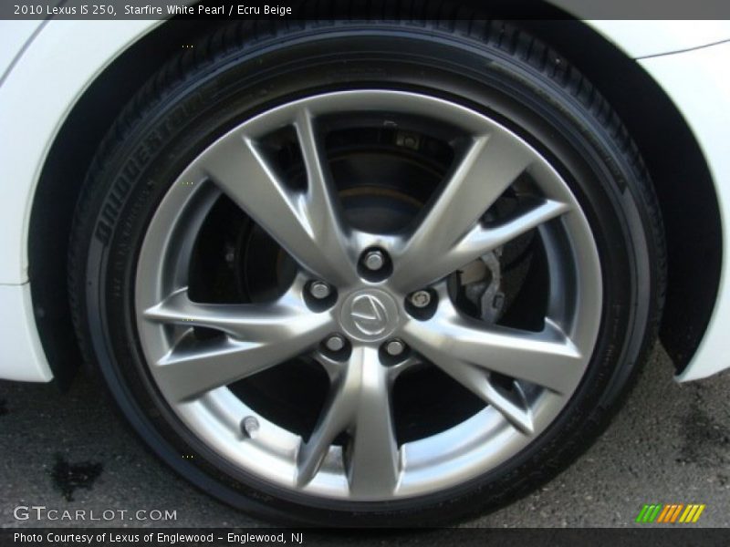 Starfire White Pearl / Ecru Beige 2010 Lexus IS 250