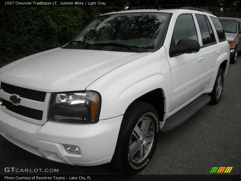 Summit White / Light Gray 2007 Chevrolet TrailBlazer LT