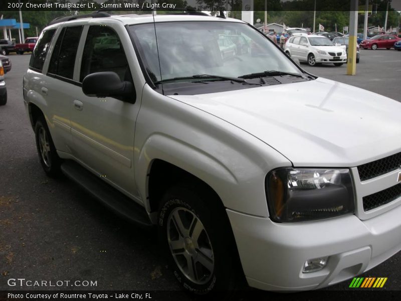 Summit White / Light Gray 2007 Chevrolet TrailBlazer LT