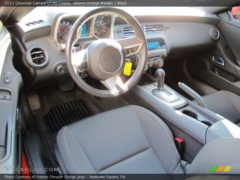 Black Interior - 2011 Camaro LT/RS Coupe 