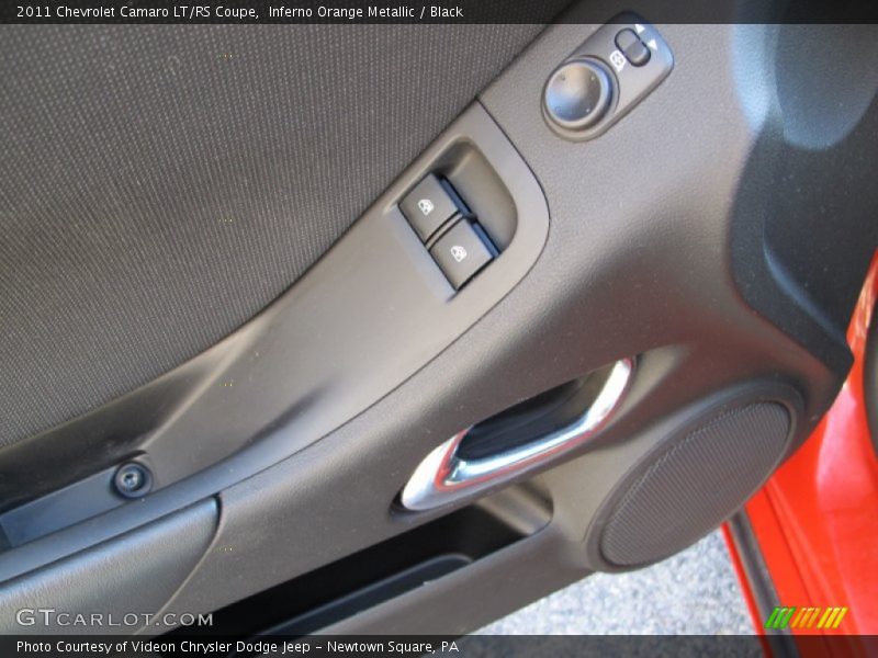 Inferno Orange Metallic / Black 2011 Chevrolet Camaro LT/RS Coupe