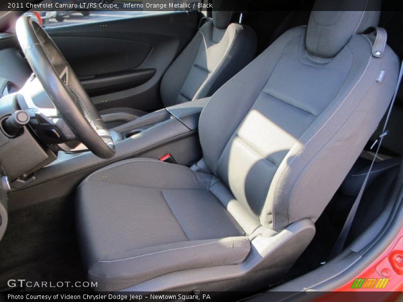 Inferno Orange Metallic / Black 2011 Chevrolet Camaro LT/RS Coupe