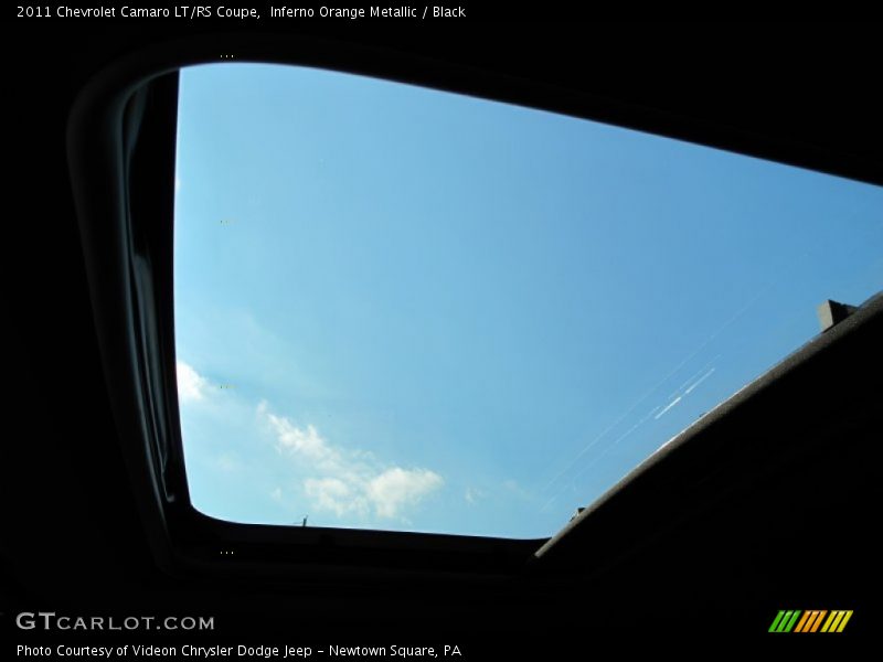 Inferno Orange Metallic / Black 2011 Chevrolet Camaro LT/RS Coupe