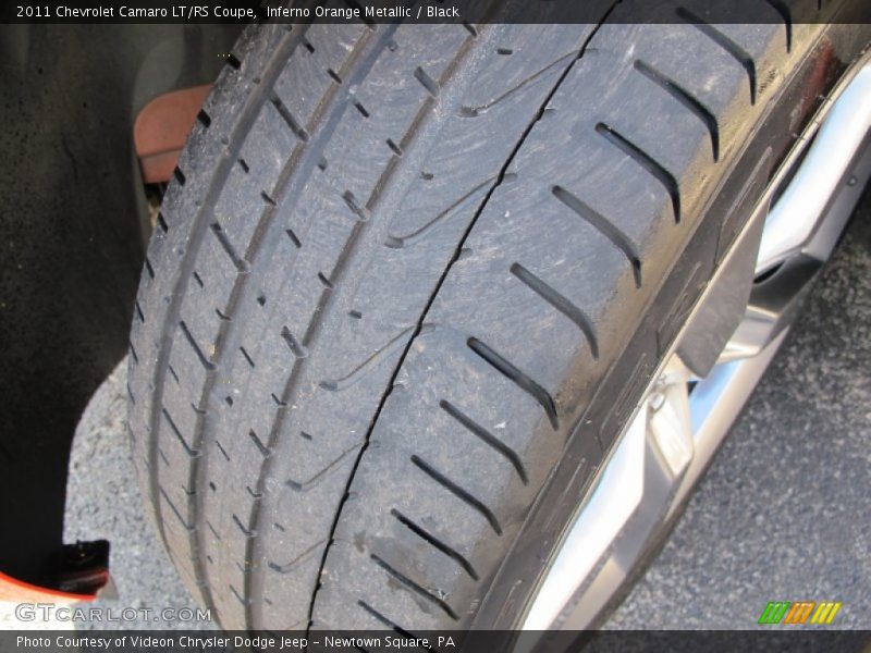 Inferno Orange Metallic / Black 2011 Chevrolet Camaro LT/RS Coupe