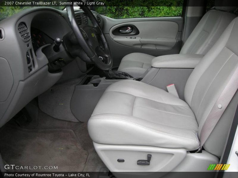 Summit White / Light Gray 2007 Chevrolet TrailBlazer LT
