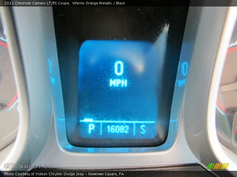 Inferno Orange Metallic / Black 2011 Chevrolet Camaro LT/RS Coupe