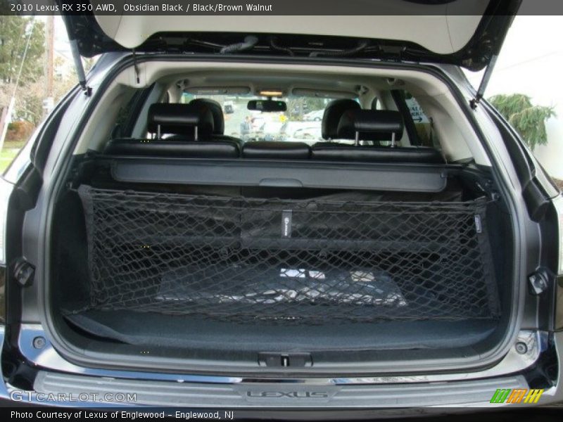 Obsidian Black / Black/Brown Walnut 2010 Lexus RX 350 AWD