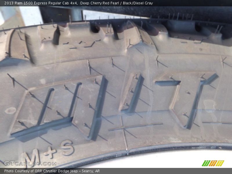 Deep Cherry Red Pearl / Black/Diesel Gray 2013 Ram 1500 Express Regular Cab 4x4