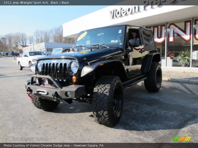 Black / Black 2011 Jeep Wrangler Sport 4x4
