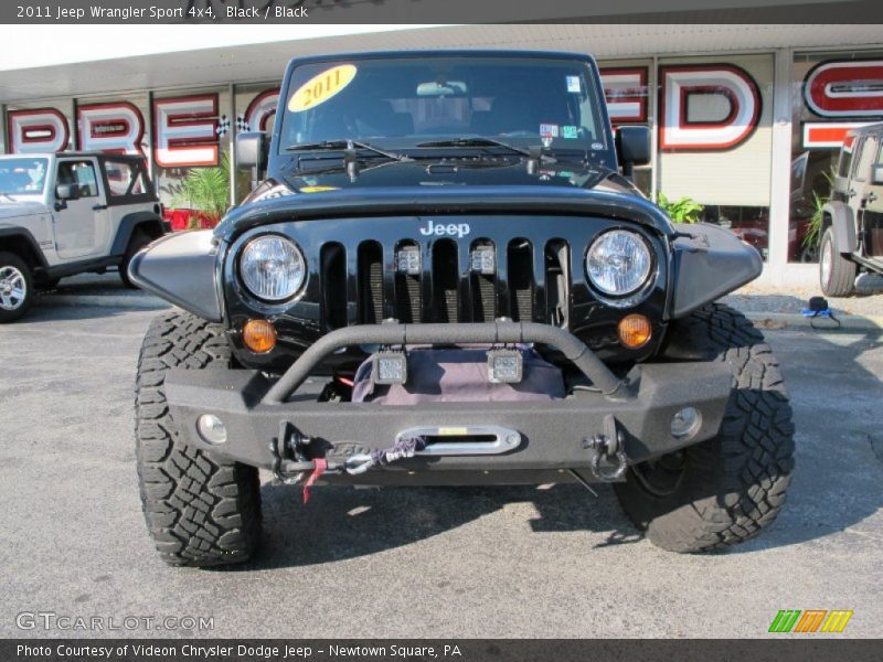 Black / Black 2011 Jeep Wrangler Sport 4x4
