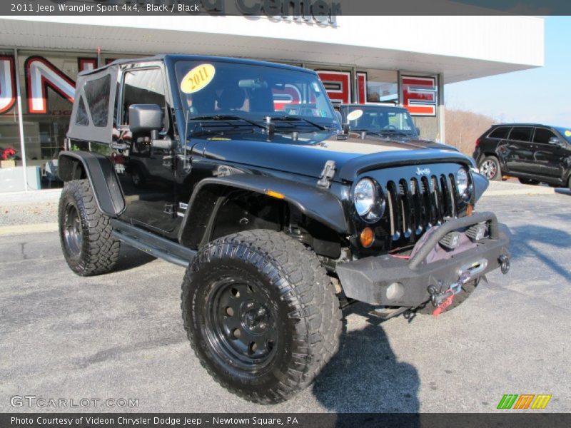 Black / Black 2011 Jeep Wrangler Sport 4x4