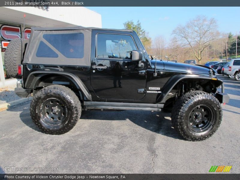Black / Black 2011 Jeep Wrangler Sport 4x4