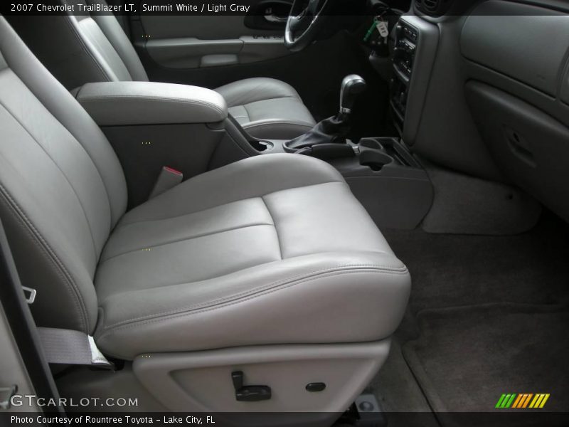 Summit White / Light Gray 2007 Chevrolet TrailBlazer LT