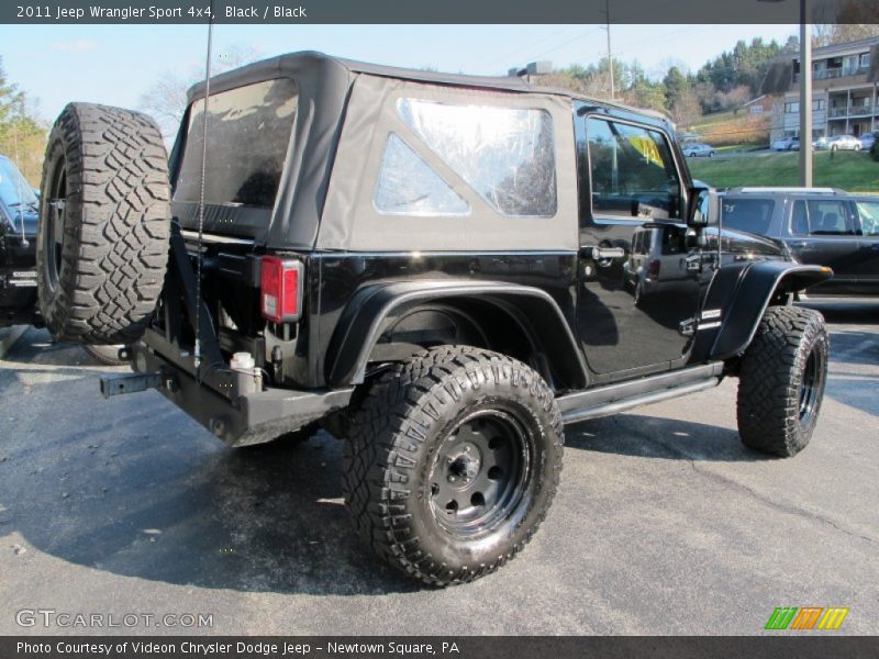 Black / Black 2011 Jeep Wrangler Sport 4x4