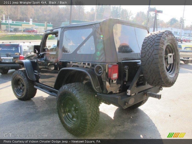 Black / Black 2011 Jeep Wrangler Sport 4x4
