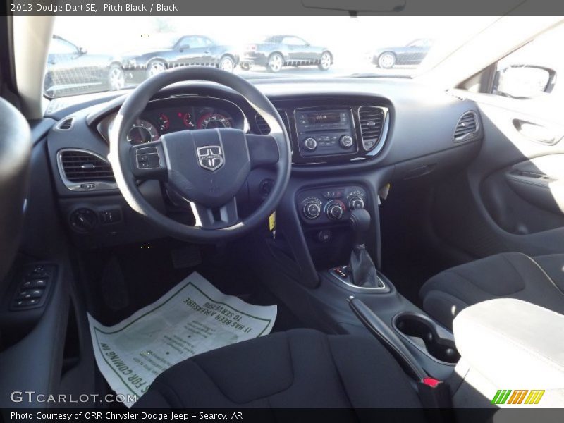 Pitch Black / Black 2013 Dodge Dart SE