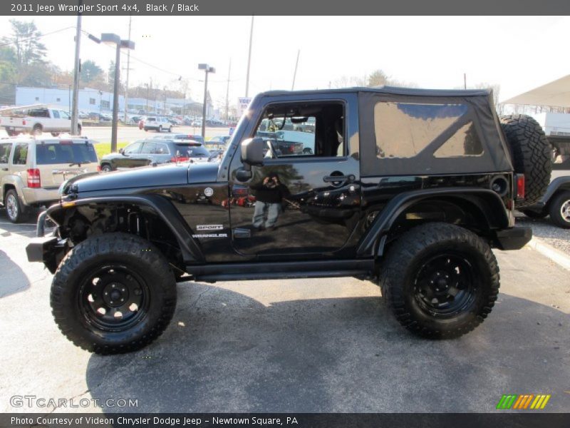 Black / Black 2011 Jeep Wrangler Sport 4x4