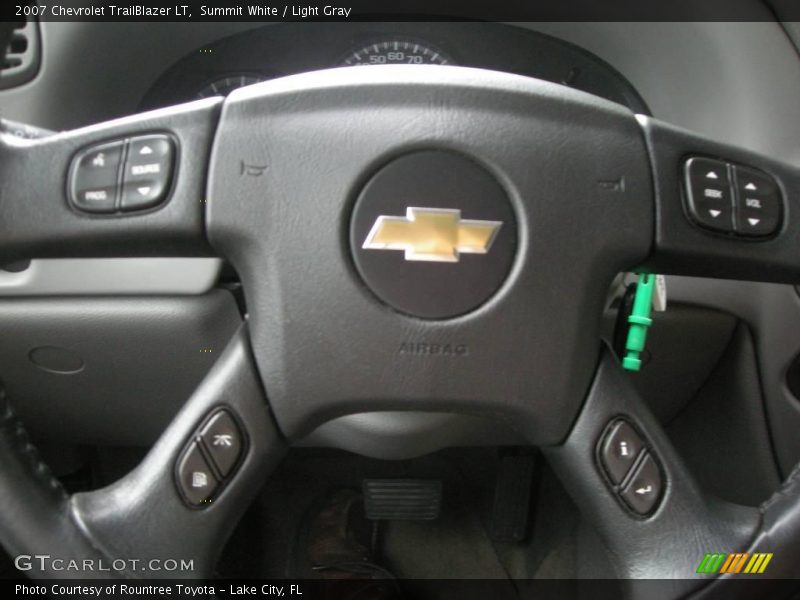 Summit White / Light Gray 2007 Chevrolet TrailBlazer LT