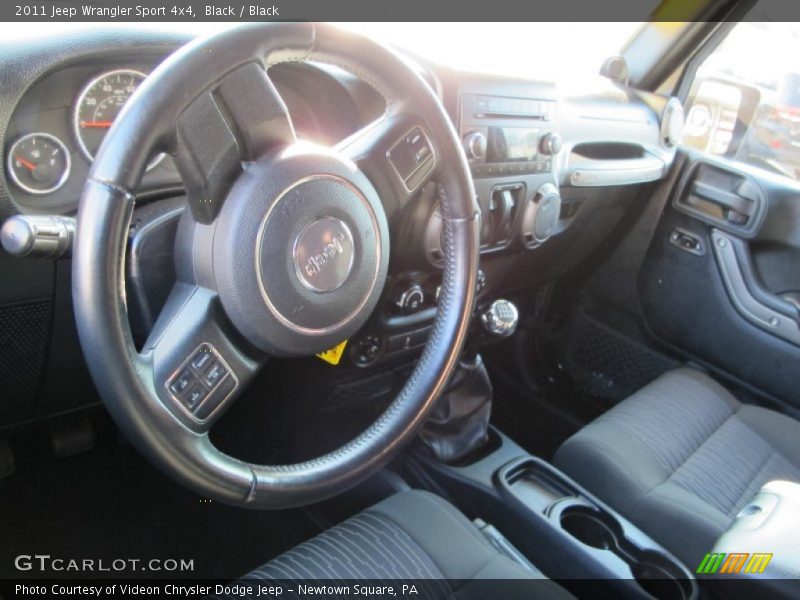 Black / Black 2011 Jeep Wrangler Sport 4x4