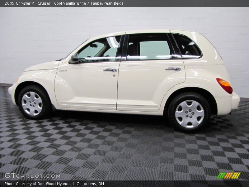 Cool Vanilla White / Taupe/Pearl Beige 2005 Chrysler PT Cruiser
