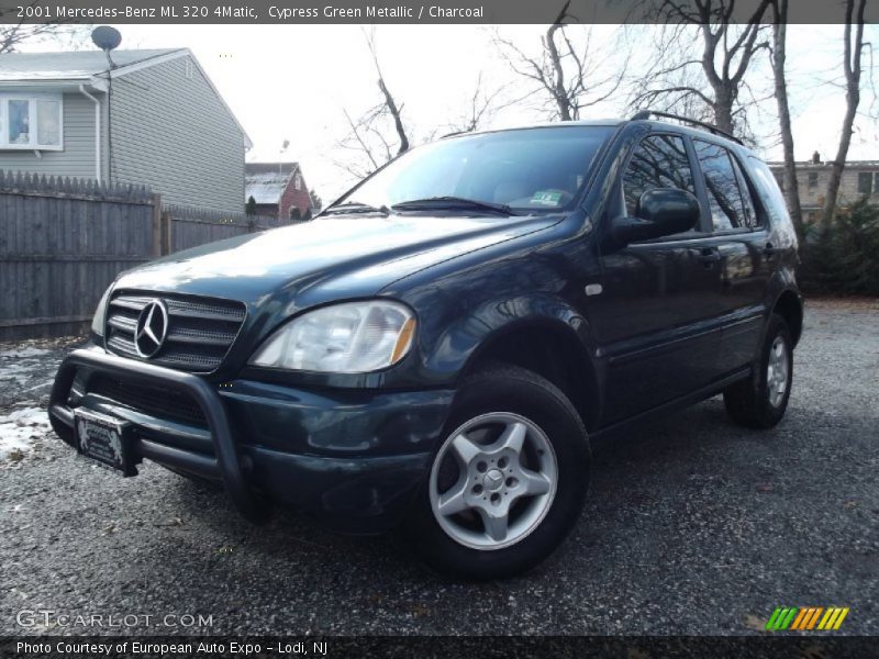 Cypress Green Metallic / Charcoal 2001 Mercedes-Benz ML 320 4Matic