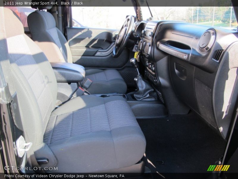 Black / Black 2011 Jeep Wrangler Sport 4x4
