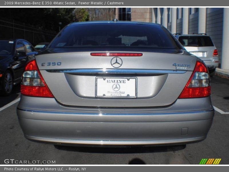 Pewter Metallic / Cashmere 2009 Mercedes-Benz E 350 4Matic Sedan