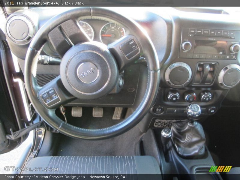 Black / Black 2011 Jeep Wrangler Sport 4x4