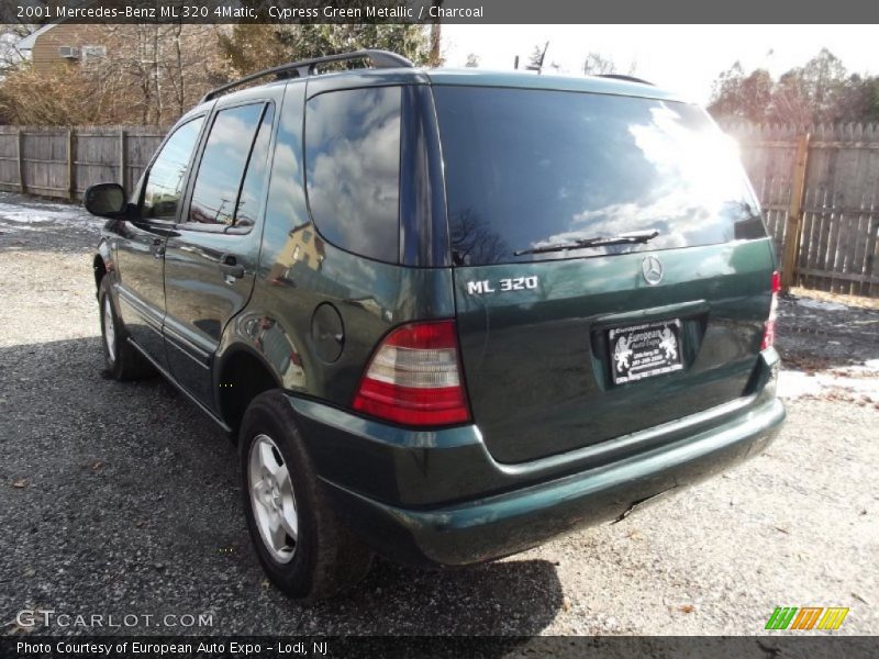 Cypress Green Metallic / Charcoal 2001 Mercedes-Benz ML 320 4Matic