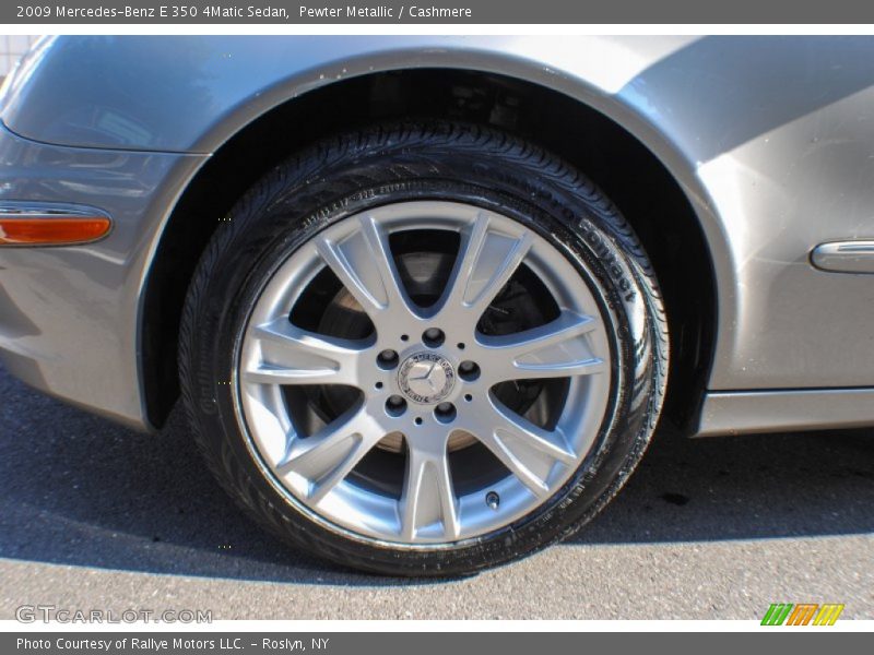 Pewter Metallic / Cashmere 2009 Mercedes-Benz E 350 4Matic Sedan