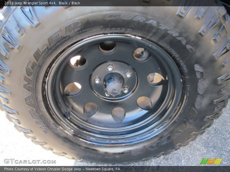 Black / Black 2011 Jeep Wrangler Sport 4x4