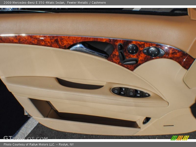 Pewter Metallic / Cashmere 2009 Mercedes-Benz E 350 4Matic Sedan