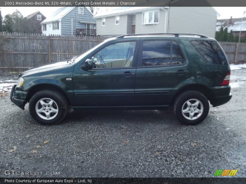 Cypress Green Metallic / Charcoal 2001 Mercedes-Benz ML 320 4Matic