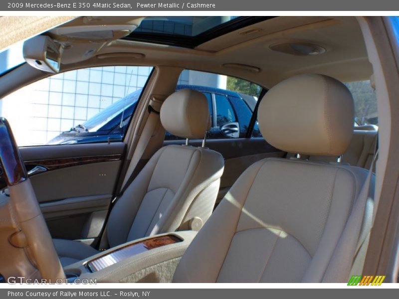 Pewter Metallic / Cashmere 2009 Mercedes-Benz E 350 4Matic Sedan