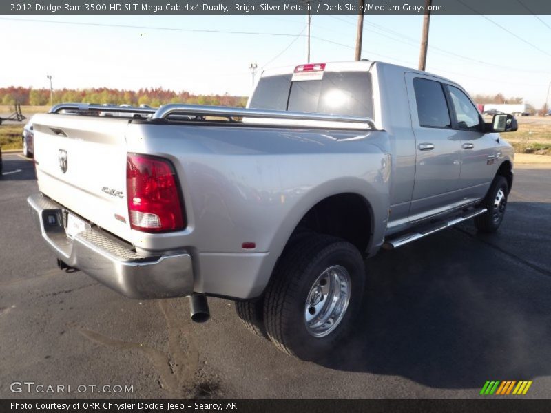  2012 Ram 3500 HD SLT Mega Cab 4x4 Dually Bright Silver Metallic