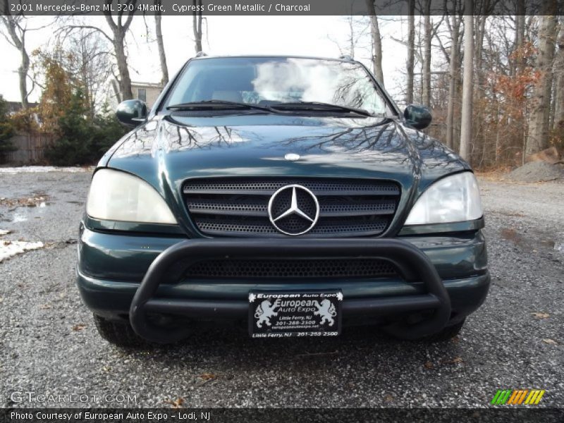 Cypress Green Metallic / Charcoal 2001 Mercedes-Benz ML 320 4Matic