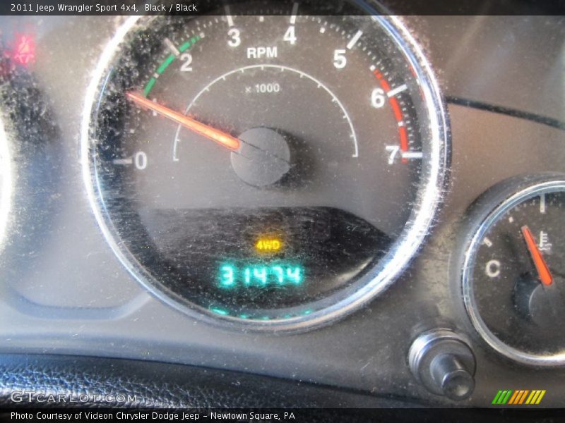 Black / Black 2011 Jeep Wrangler Sport 4x4