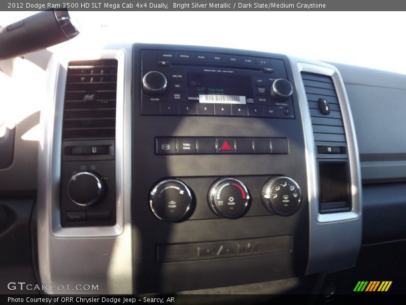 Bright Silver Metallic / Dark Slate/Medium Graystone 2012 Dodge Ram 3500 HD SLT Mega Cab 4x4 Dually
