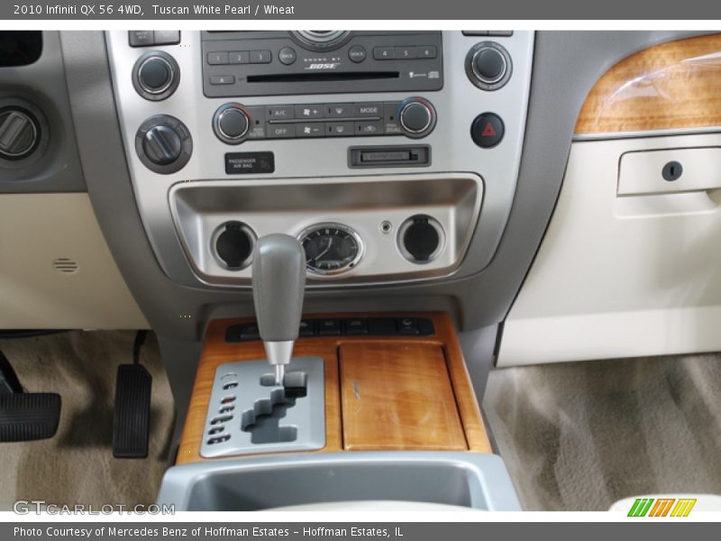 Controls of 2010 QX 56 4WD