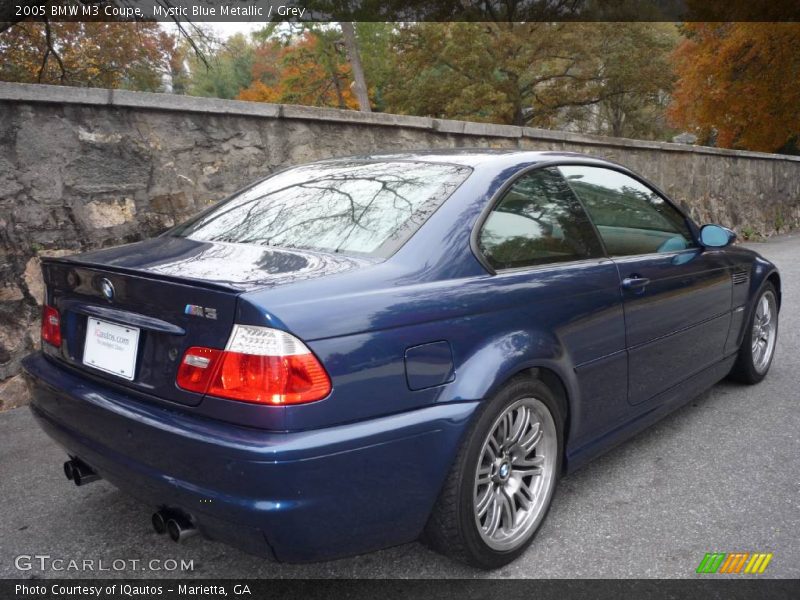 Mystic Blue Metallic / Grey 2005 BMW M3 Coupe