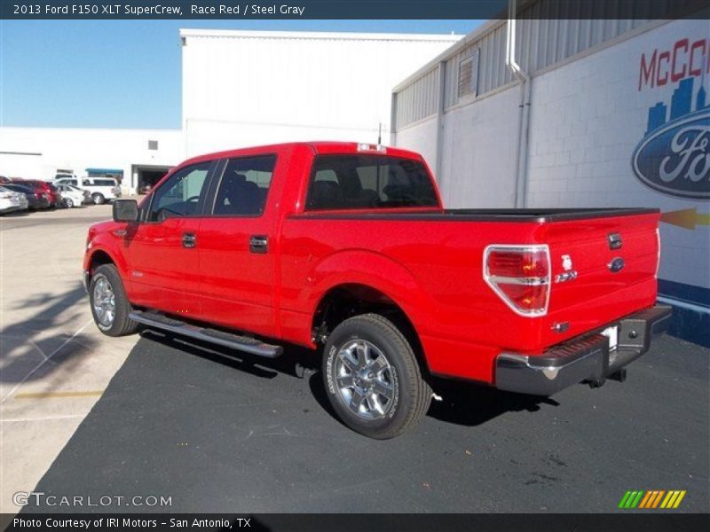 Race Red / Steel Gray 2013 Ford F150 XLT SuperCrew