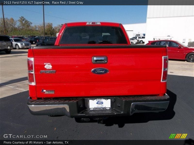 Race Red / Steel Gray 2013 Ford F150 XLT SuperCrew