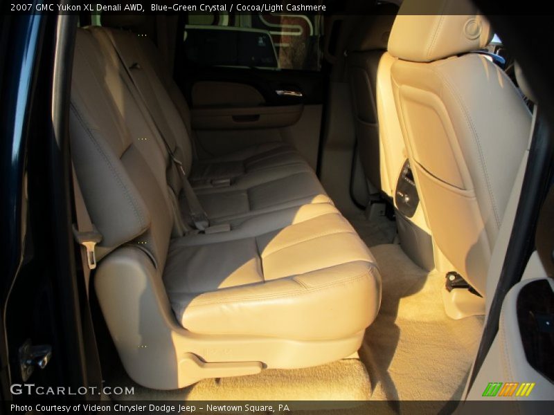 Blue-Green Crystal / Cocoa/Light Cashmere 2007 GMC Yukon XL Denali AWD